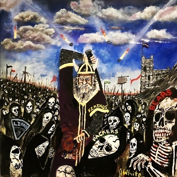 Other - MINNESOTA Vikings.  Man Cave painting